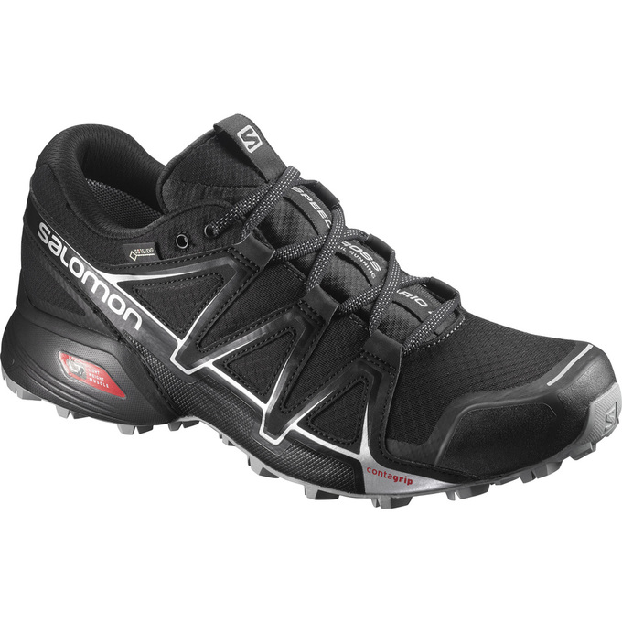 Buty Do Biegania W Terenie Męskie Salomon SPEEDCROSS VARIO 2 GTX® - Czarne - Polska (178-AZINWL)